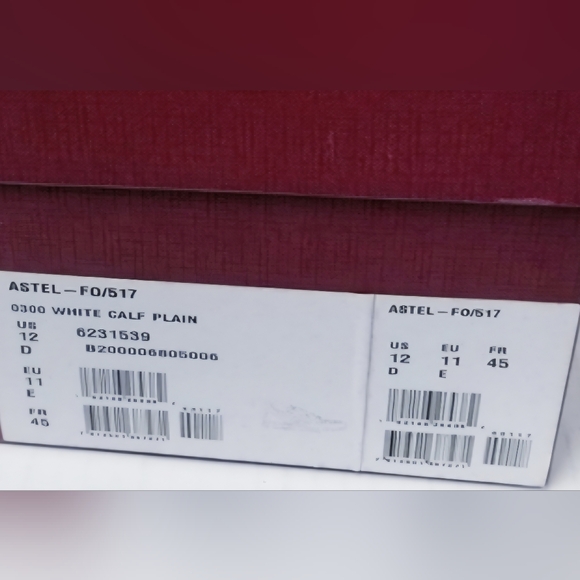 Bally Men's Astel Stripped Trainspotting Wht Leather Sneakers US Men's Size 12 - Picture 7 of 7